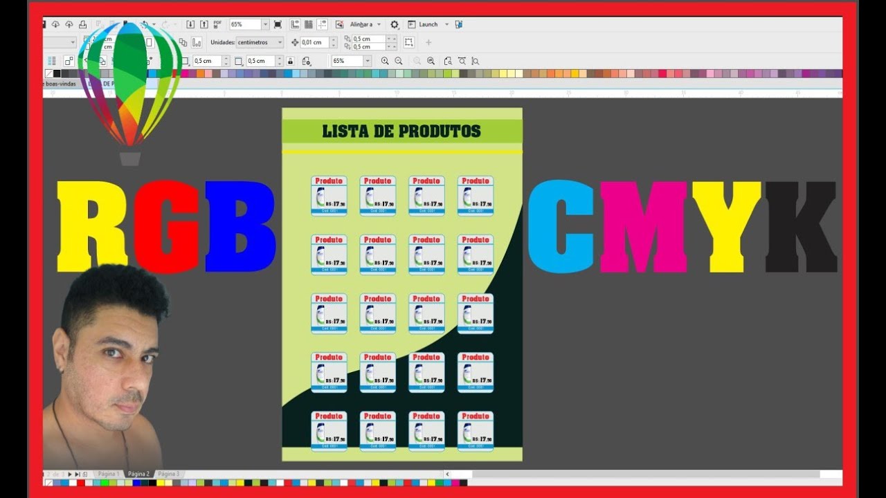 COMO MUDAR DE RGB PARA CMYK AUTOMATICO NO COREL DRAW - YouTube