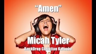 Micah Tyler "AMEN" BackDrop Christian Karaoke