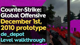 Counter-Strike: Global Offensive December 1st, 2010 prototype - de_depot (cut map)