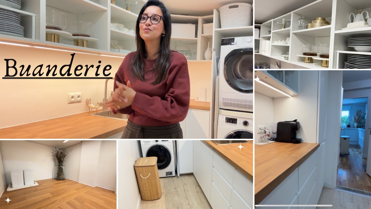 GROSSE TRANSFORMATION DÉCO & AMÉNAGEMENT / buanderie/ garde manger / cellier / IKEA