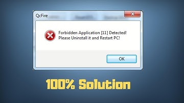 Forbidden Application Detected ! Please Uninstall it and Restart PC!