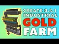 Minecraft Create Mod 0.3.1: Monster Infinite Gold Farm!