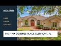 11437 Via De Renee Pl Clermont, FL 34711 in Crescent Lake Club | Home Walkthrough Tour