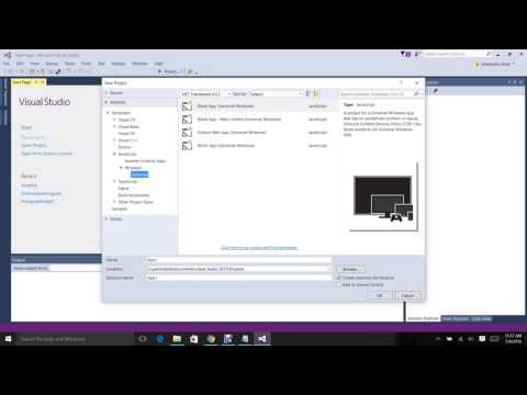 Create your first simple Windows 10 application-Javascript UWP win10 app development