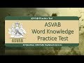 ASVAB Word Knowledge Practice Test (64 Questions with Fully Explained Answers)