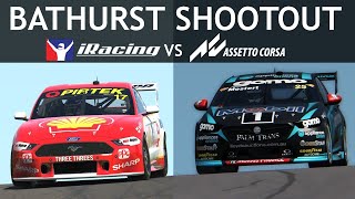 V8 Supercars from iRacing and Assetto Corsa clash in a virtual Bathurst Top 10 Shootout!