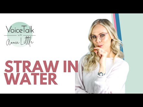 Straw in Water Warm-Up for All Voices