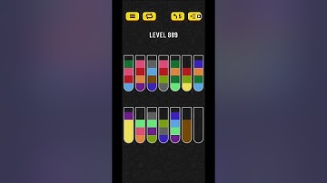 Water sort puzzle level 889