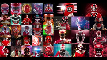 power rangers all forever red rangers