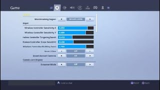 best fortnite sensitivity for casual players ps4 - ps4 fortnite sensitivity 2019