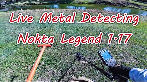 Live Metal Detecting Nokta Legend 1.17