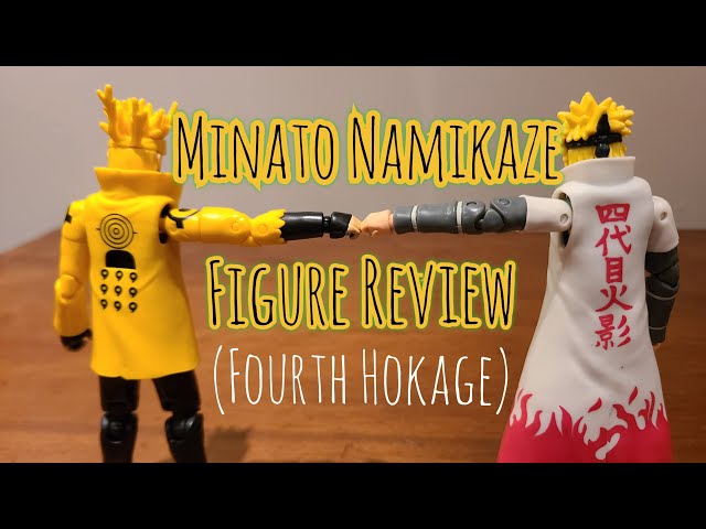 Action figure naruto shippuden - minato namikaze - quarto hokage