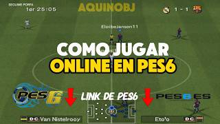 COMO JUGAR ONLINE EN PES6 MAS LINK DE PES6 || PASO A PASO || EN 2026