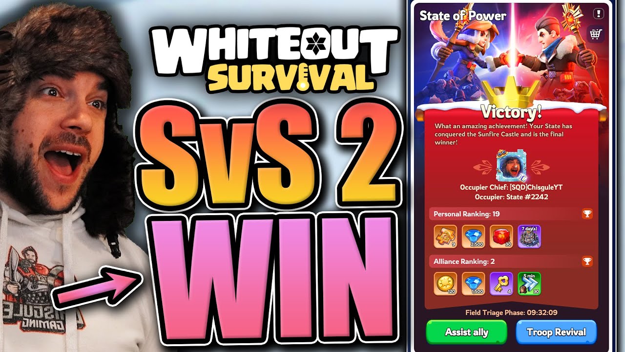 SvS Victory Recap! [what I learned...] 2242 vs 2148 in Whiteout Survival