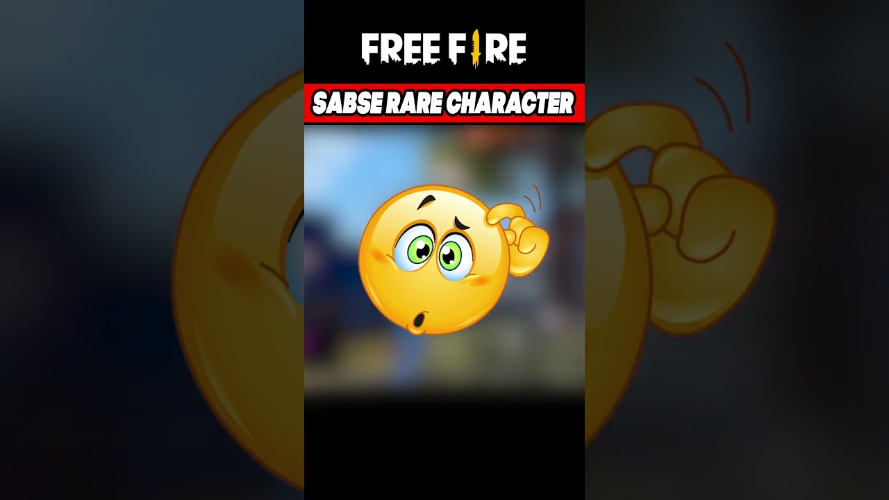 Most Rare Character In Free Fire 🔥 Freefire Fact