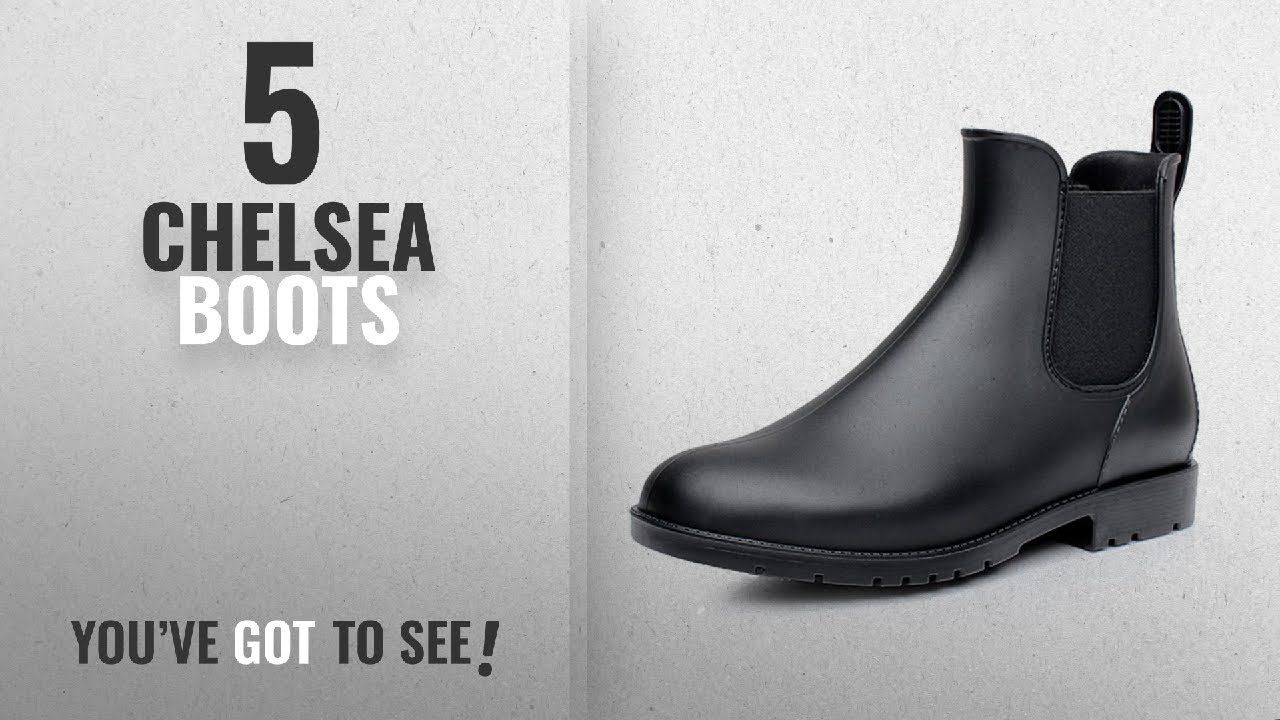 asgard women's ankle rain boots waterproof chelsea boots