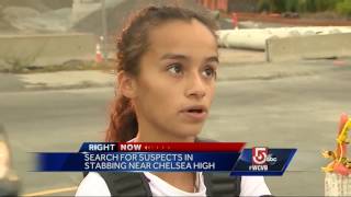 Police search for person who stabbed two high school students