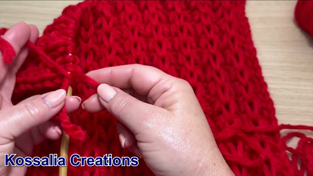 ΠΩΣ ΕΝΩΝΩ 2 ΝΉΜΑΤΑ ΣΤΟ ΠΛΕΚΤΟ ΜΟΥ  knitting pattern free for Beginners