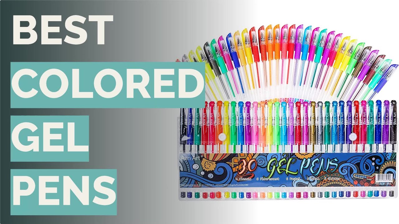 🌵 10 Best Colored Gel Pens (Pilot, BIC, and More) 