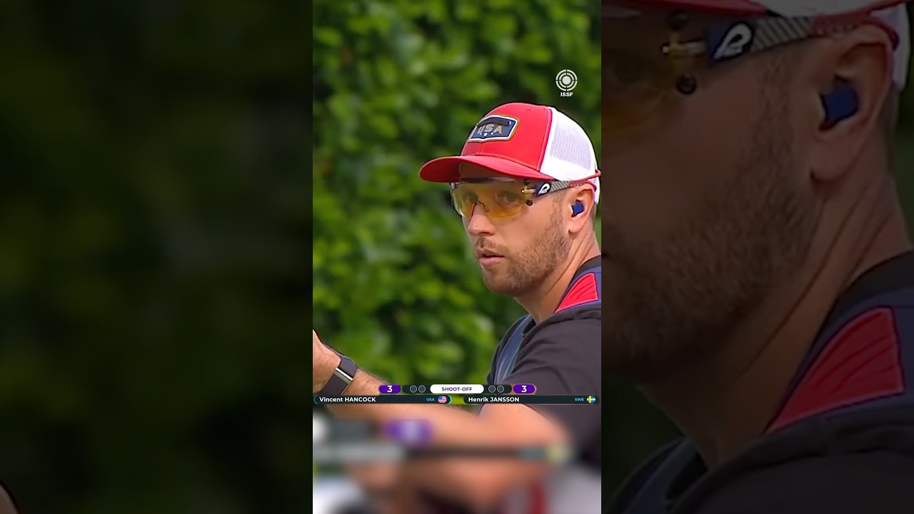 Олимпийский чемпион Винсент Хэнкок побеждает в напряженной перестрелке на круглом стенде на Кубке...