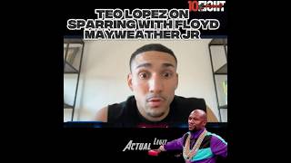 Teofimo Lopez on sparring with Floyd Mayweather jr and his comeback #boxingnews