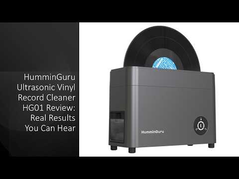 Video HumminGuru Ultrasonic Vinyl Record Cleaner HG01 Review: Real Results You Can Hear