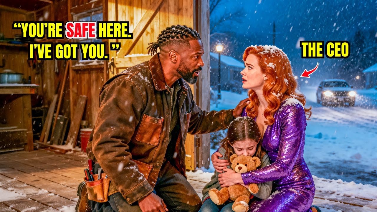 Black Single Dad Offered Shelter to His CEO (Single Mom) In Storm — What Happened Next ???....