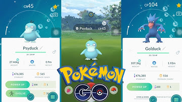 [LIVE] Random Shiny Psyduck in Pokemon GO + Evolution !