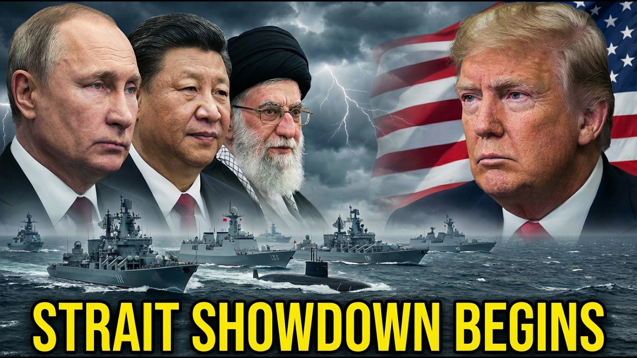 Three Navies, One Strait — Iran, Russia & China Move as Geneva Talks Open