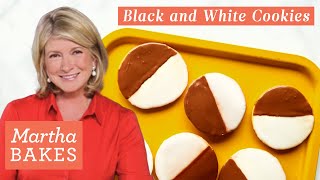 Martha Stewart's Black and White Cookies | Martha Bakes Recipes
