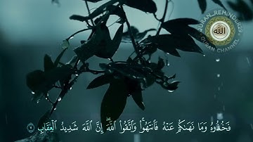 سورة الحشر كاملة بصوت القارئ محمد الفقيه تلاوة خاشعة