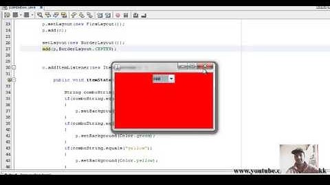 Java Swing Tutorial 13 -  JCombobox - Part 2