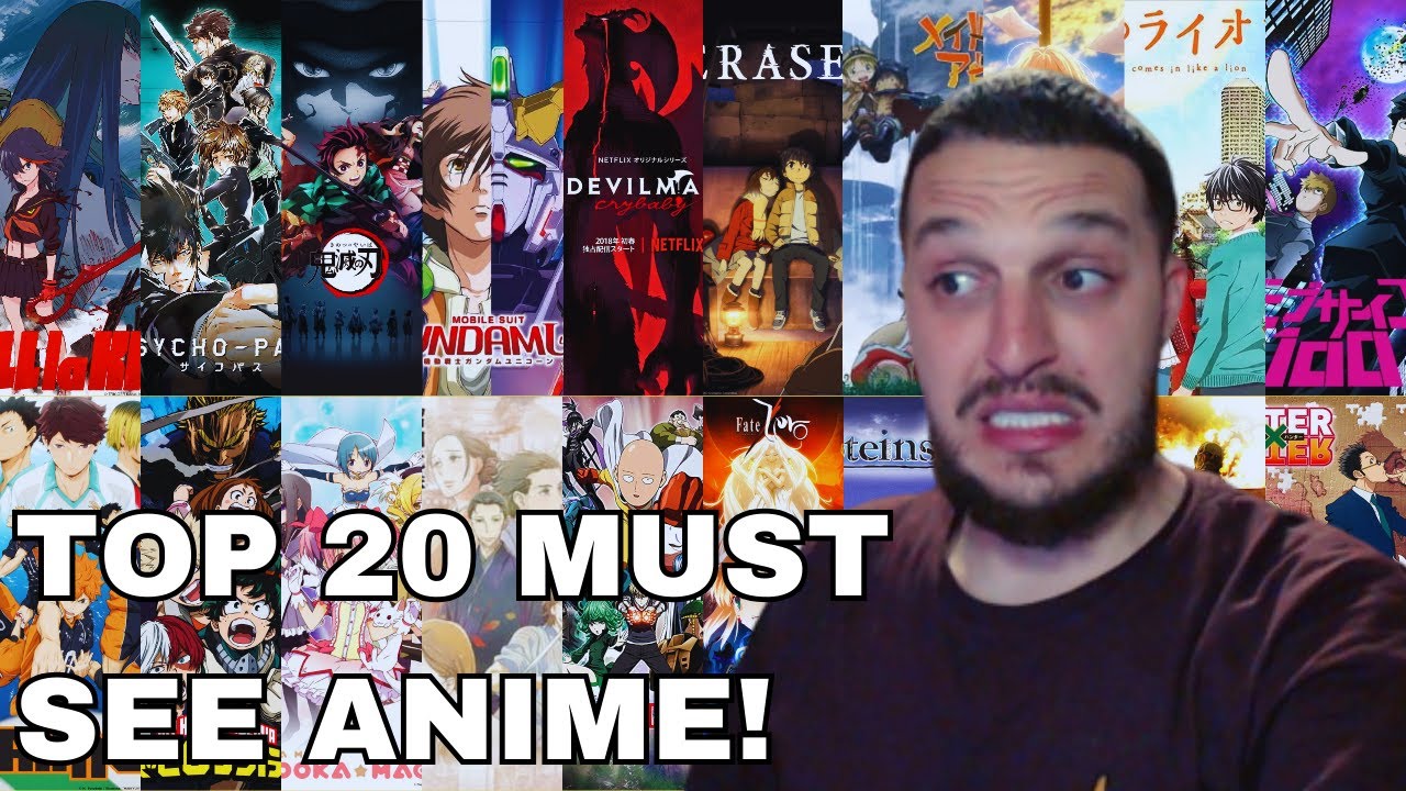 Reacting to The Top 20 MUST SEE ANIME! - YouTube