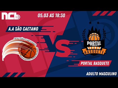 A.A SÃO CAETANO X PORTAL BASQUETE - NCB ADULTO MASCULINO 2022.1