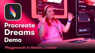 Procreate Dreams Demo, London // Animating over Video, Performing, Rigging, Audio, and More!