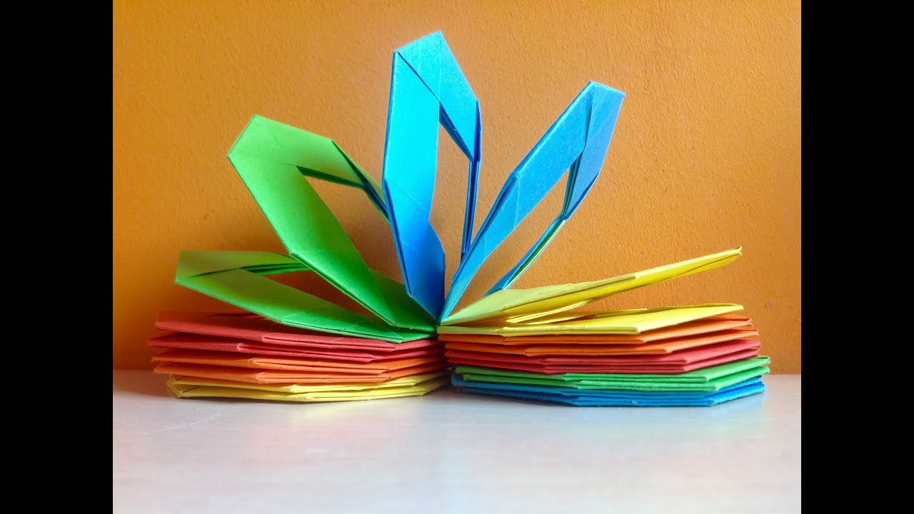 Muelle de Origami Tutorial YouTube