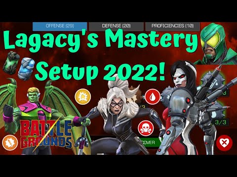 Lagacy’s Mastery Setups 2022! Battlegrounds Build! Suicides! Tips! Guide-Marvel Contest of Champions