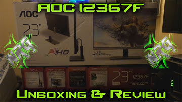 AOC I2367F Monitor Unboxing & Review