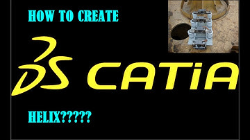 Helix - wireframe & surface design 👍 #catia #catiatutorials #catiav5r20 #catiasheetmetal