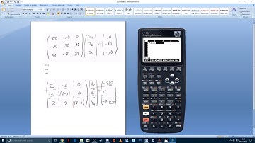 TUTORIAL  MATRIZ NUMEROS COMPLEJOS CALCULADORA HP 50 G