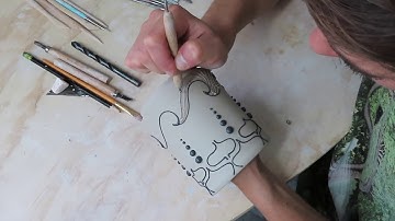 Slip Trailing a Mug Time Lapse