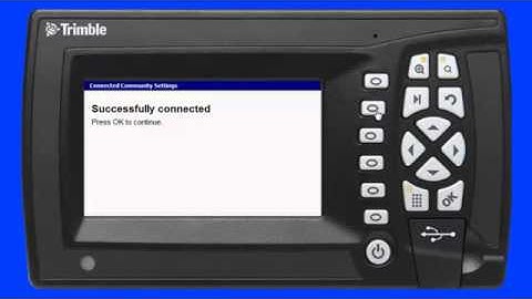 How to Set Up the Trimble Remote Assistant on a CB450 or CB460