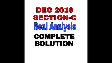 CSIR NET MATHEMATICS DEC 2018 || COMPLETE SOLUTION || LINEAR ALGEBRA || SEC C ||