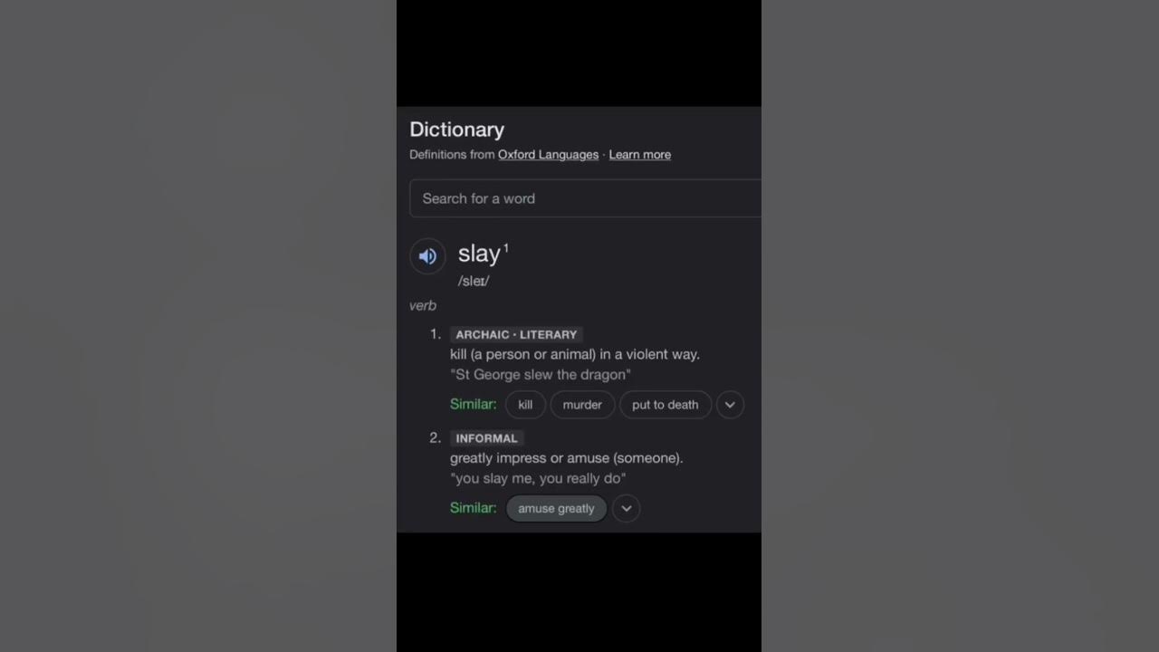 Slay meaning🥲 - YouTube