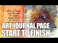 How to: Art Journal Page - Observations