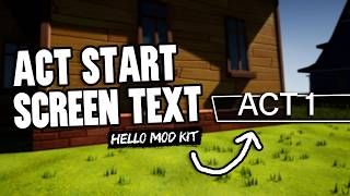 كيفية إعداد أداة بدء الفصل (Act) في Hello Mod Kit! screenshot 5