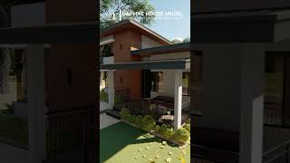 72sqm. THREE BEDROOM SMALL HOUSE  #budgethomes #3bedrooms #smallhouse