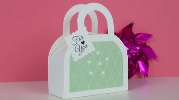 Make a Handbag Favour Box Using the Brother ScanNCut Machine