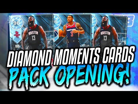 DIAMOND JAMES HARDEN & BRADLEY BEAL! NBA 2K18 MyTEAM DIAMOND MOMENTS CARDS PACK OPENING!