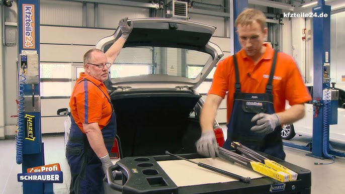 Heckklappendämpfer wechseln tauschen bei Volkswagen VW Seat Skoda Audi  Gasfeder Heckklappe 
